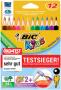 BIC KIDS Crayons de couleur Evolution Triangle, triangulaire