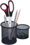 WEDO Set de pots à  crayons Office, noir, en fil de fer