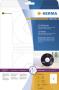 HERMA étiquettes CD/DVD pour jet d'encre SPECIAL Maxi, blanc