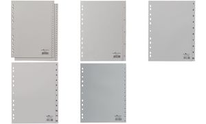 Ref:43240000] LEITZ Répertoire en carton mylar, chiffres, A4, 1-10