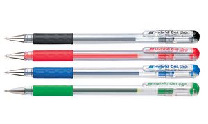 Pentel stylo roller à  encre gel Hybrid Gel Grip K116, rouge