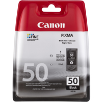 Encre original pour Canon Pixma IP2200, noir, HC (0616B001/PG-50)