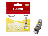 Encre originale pour Canon PIXMA iP4600,  jaune (2936B001/CLI-521Y)