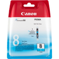 Encre originale pour Canon Pixma IP4200/IP5200/IP5200R, cyan (CLI-8C/0621B001)