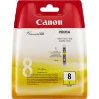 Encre originale pour Canon Pixma IP4200/IP5200/IP5200R, jaune (CLI-8Y/0623B001)