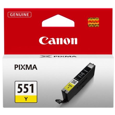 Encre originale pour Canon Pixma IP7250, jaune - CLI-551Y