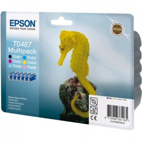 Original Pack multiple pour EPSON Stylus Photo R200/R300 - C13T04874010