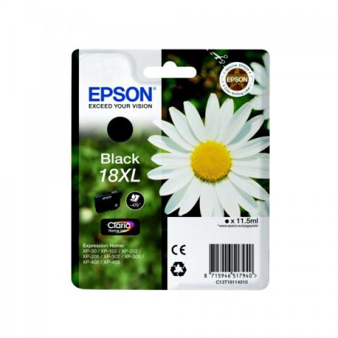 Encre originale pour EPSON Expression XP-30/XP102, noire, XL - C13T18114010