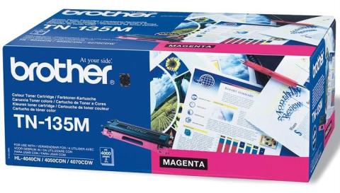 Toner original pour imprimante laser brother HL-4040CN, - magenta -TN-135M