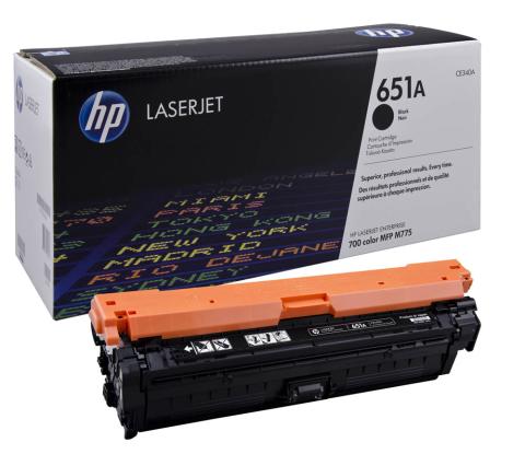 toner original pour HP pour LaserJet Enterprise 700 color noir  (CE340A)