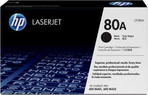 Toner pour imprimate original hp LaserJet Pro 400, noir  (CF280A)