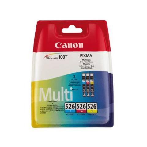Original Multipack pour Canon Pixma IP4850/MG5150 - cyan, magenta, jaune - CLI526