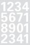 HERMA étiquettes à chiffres 0-9, 25 mm, chiffres en blanc,