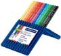 STAEDTLER Crayons de couleur ergosoft, étui de 24, largeur