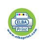ELBA intercalaire numérique en plastique, format A4, blanc ,
