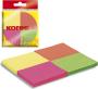 Kores Marque-pages, 20 x 50 mm, couleurs néon, assorties