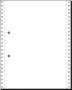 sigel papier listing bande caroll détachable, 375 x 30,48 cm