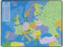 sselte Sous-mains en plastique, Carte de l'Europe