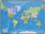 sselte Sous-mains en plastique, Carte du monde