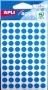 agipa Pastilles de signalisation, diamètre: 8 mm, ronde,bleu