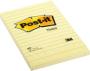 3M Post-it Notes Bloc 662, jaune, 102 x 152 mm, quadrillé