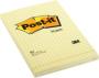 3M Post-it Notes Bloc 662, jaune, 102 x 152 mm, quadrillé