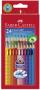FABER-CASTELL Crayons de couleur Colour GRIP 2001, étui en