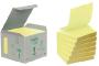 3M Post-it Recycling Notes notes adhésives, jaune, 6 blocs