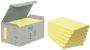 3M Post-it Notes adhésives Recycling Notes,38 x 51 mm, jaune