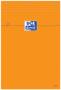 Oxford bloc-notes, 210 x 315, quadrillé, 80 feuilles, orange