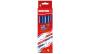Kores crayon de couleur TWIN Jumbo, bleu/rouge, triangulaire